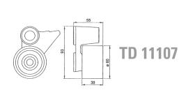 Technox TD11107 - TECHNOX TENSOR DE CORREA DISTRIB.