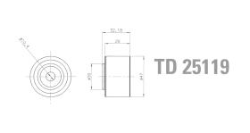 Technox TD25119 - TECHNOX TENSOR DE CORREA DISTRIB.