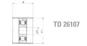 Technox TD26107 - TECHNOX TENSOR DE CORREA DISTRIB.