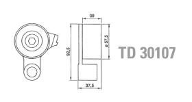 Technox TD30107 - TECHNOX TENSOR DE CORREA DISTRIB.