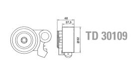 Technox TD30109 - TECHNOX TENSOR DE CORREA DISTRIB.