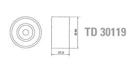 Technox TD30119 - TECHNOX TENSOR DE CORREA DISTRIB.