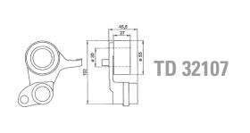 Technox TD32107 - TECHNOX TENSOR DE CORREA DISTRIB.
