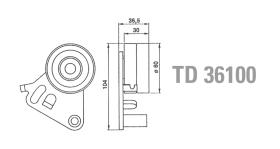 Technox TD36100 - TECHNOX TENSOR DE CORREA DISTRIB.