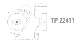 Technox TP22411 - TECHNOX TENSOR DE CORREA AUX.