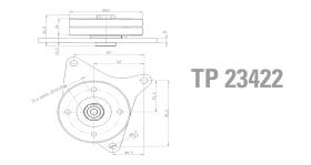 Technox TP23422 - TECHNOX TENSOR DE CORREA AUX.