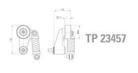 Technox TP23457 - TECHNOX TENSOR DE CORREA AUX.
