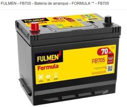 Fulmen FB705 - BTR. FULMEN 70AH 540A 270/173/222 +I