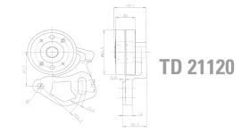 Technox TD21120 - TENSOR DE CORREA
