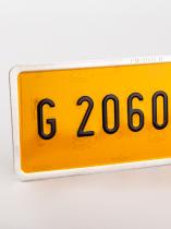 Matriculas Europeas 123 - PLACA ORDINARIA CUATRICICLO LIGERO 210 X 85