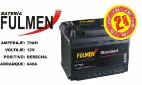 Fulmen FC700 - *NETO* BTR. FULMEN 70AH 640A 278/175/190 +D