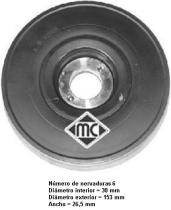 Metalcaucho 06000 - POLEA CIGUENAL PSA 2.0HDI