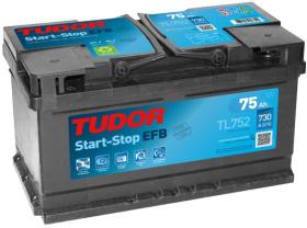 Tudor TL752 - *NETO* BTR. TUDOR EFB 75AH 730A 315/175/175 +D