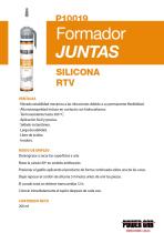 QUIMICOS POWER CAR P10019 - SILICONA RTV NEGRA PARA JUNTAS 200ml