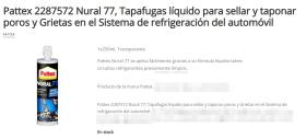 HENKE 2287572 - **NETO** PTX NURAL 77 250ML (Tapafugas líquido)