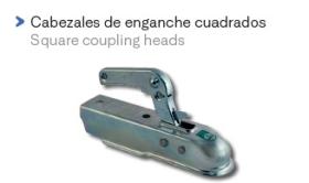 MRS CABEZAL60 - **NETO**ENGANCHE REMOLQUE 750KG 60MM CUADRADO LANZA