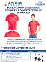 Amolux LOTE13 - *NETO*LOTE CAMISETA ESPAÑA EUROCOPA 2024