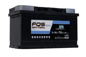FQS FQS80EFB0 - *NETO* BATERIA FQS EFB 80AH 750A 310X175X190 +D