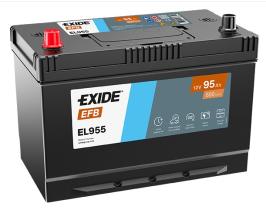 EXIDE EL955 - BATERIA EXIDE EFB 12V 95AH 800A +I 306X173X22