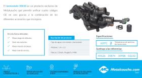 Metalcaucho 30636 - KIT CAJA CON TERMOSTATO CITROEN C4