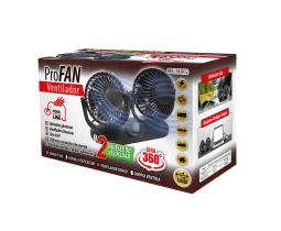 Pool Line 743012 - VENTILADOR DOBLE CON AJUSTE VELOCIDAD Y CARGO CON USB