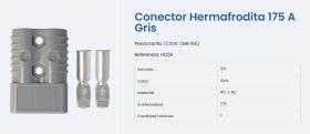 MAI HC06 - CONECTOR HERMAFRODITA 175 A GRIS