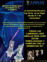 AMOLUX 779LED2 - PACK 2 LAMPARAS LED AMOLUX H7 HOMOLOGADAS