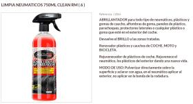 Pool Line 11864 - LIMPIA NEUMATICOS 750ML CLEAN RM