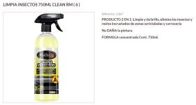 Pool Line 11867 - LIMPIA INSECTOS 750ML CLEAN RM
