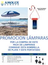 Amolux LOTE17 - LOTE SOMBRILLA PLAYA + FUNDA PORTAOBJETOS