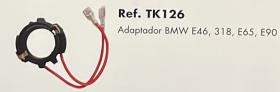 Amolux TK126 - *NETO* ADAPTADOR (2 UNIDADES) BMW E46, 318, E65, E90 H7