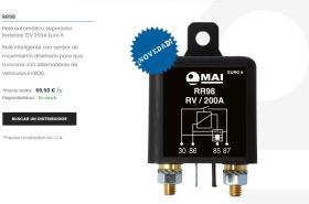 MAI RR98 - RELE AUTOMáTICO SEPARADOR BATERIAS 12V 200A EURO 6