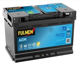 Fulmen FK720 - *NETO* BTR. FULMEN AGM 72AH 760A 278/175/190 +D