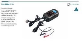 Tecnocem 28148 - CARGADOR INTELIGENTE 6V/4 AMP - 12V/8 AMP