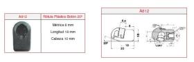 MRS ROT158 - CONECTOR ROTULA METRICA 8MM INCLINADA
