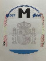 PLACAS ACRILICAS 061VMP - ETIQUETA VEHÍCULO DE MOVILIDAD PERSONAL (VMP)