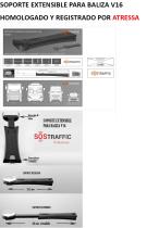 RINDE AC133111 - SOPORTE EXTENSIBLE BALIZA V16