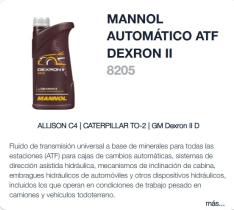 MANNO MN8205 - MANNOL ACEITE ATF DEXRON II 1 LITRO