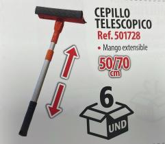 Pool Line 501728 - CEPILLO LIMPIA CRISTALES EXTENSIBLE 50 A 75 CMS